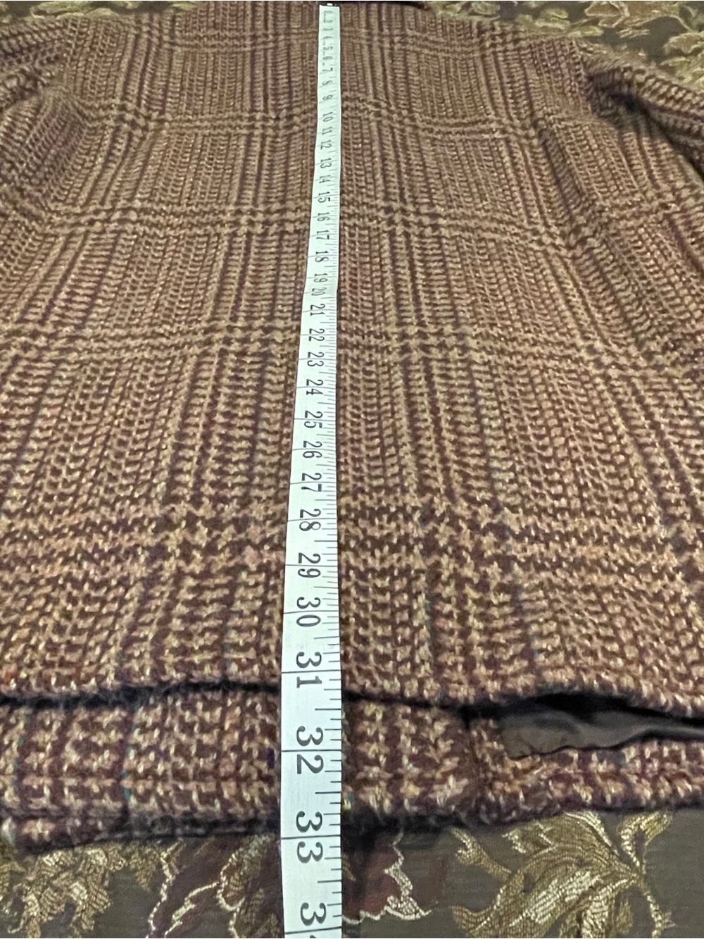 Vintage Ralph Lauren Purple Label Wool Glen Plaid Jacket Size 6 - Picture 12 of 13